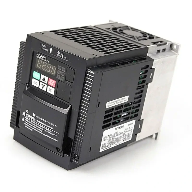 HITACHI, měnič frekvence 2.2kW, typ WJ200-022SFE, napájení 1 fáze, IP20