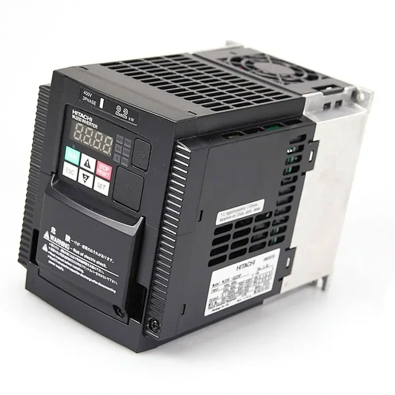 HITACHI, měnič frekvence 2.2kW, typ WJ200-022HFE, napájení 3 fáze, IP20