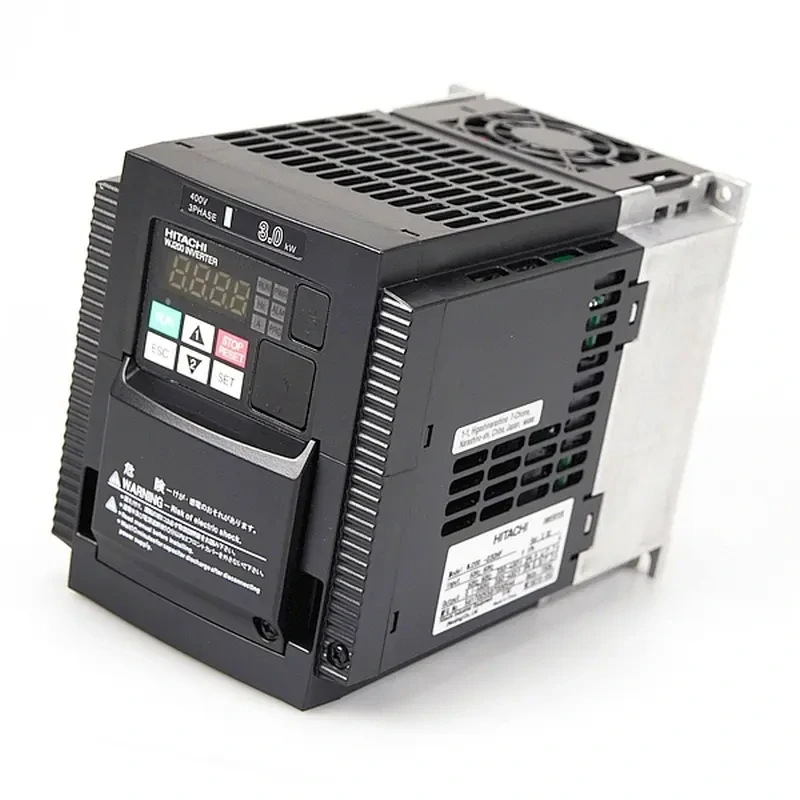 HITACHI, měnič frekvence 3.0kW, typ WJ200-030HFE, napájení 3 fáze, IP20