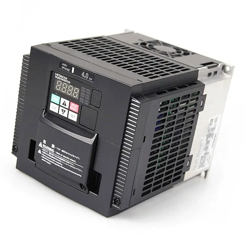 HITACHI, měnič frekvence 4.0kW, typ WJ200-040HFE, napájení 3 fáze, IP20