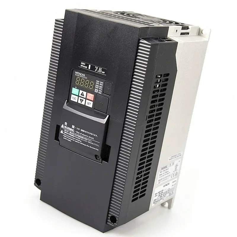 HITACHI, měnič frekvence 7.5kW, typ WJ200-075HFE, napájení 3 fáze, IP20