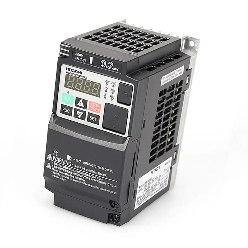HITACHI, měnič frekvence 0.2kW, typ WL200-002SFE, napájení 1 fáze, IP20