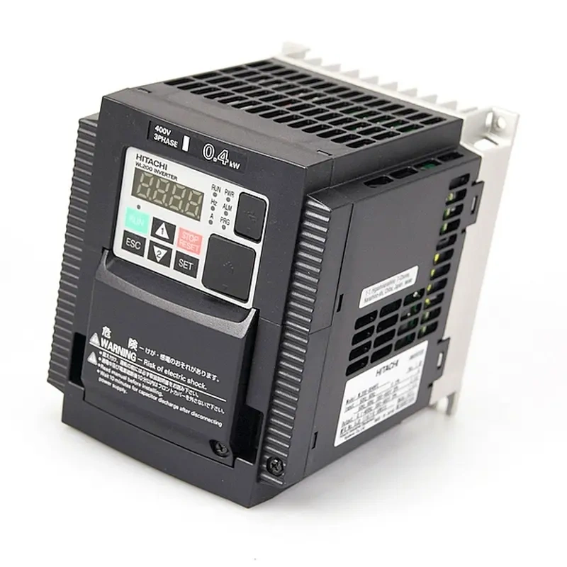 HITACHI, měnič frekvence 0.4kW, typ WL200-004HFE, napájení 3 fáze, IP20
