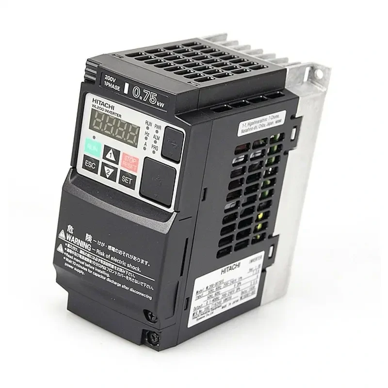 HITACHI, měnič frekvence 0.75kW, typ WL200-007SFE, napájení 1 fáze, IP20