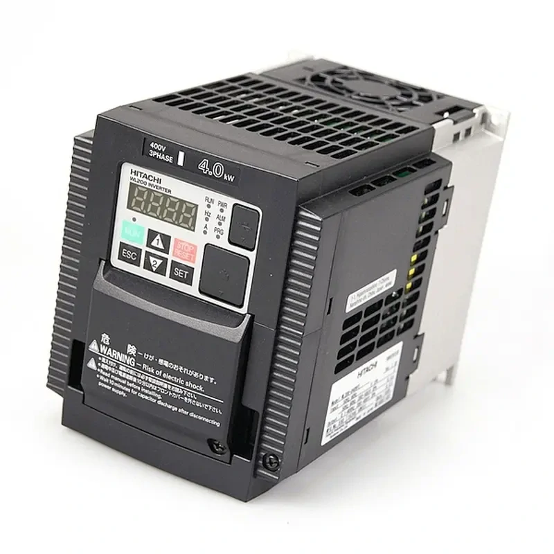 HITACHI, měnič frekvence 4.0kW, typ WL200-040HFE, napájení 3 fáze, IP20