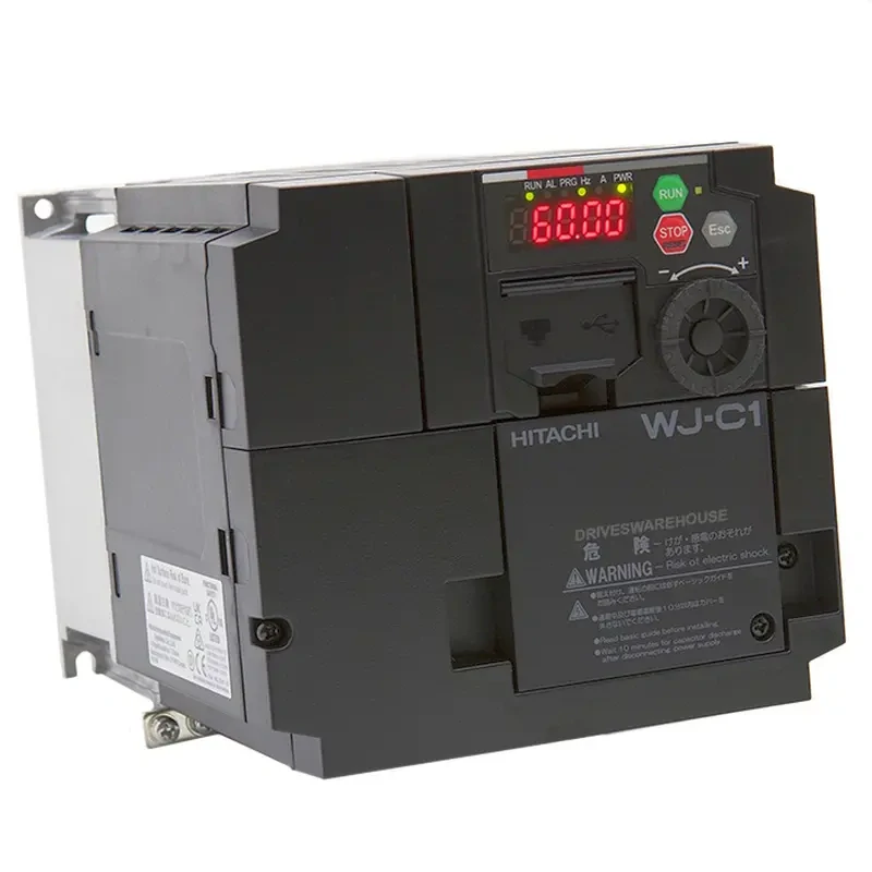 HITACHI, měnič frekvence 4kW, typ C1-040HFE, napájení 3 fáze, IP20