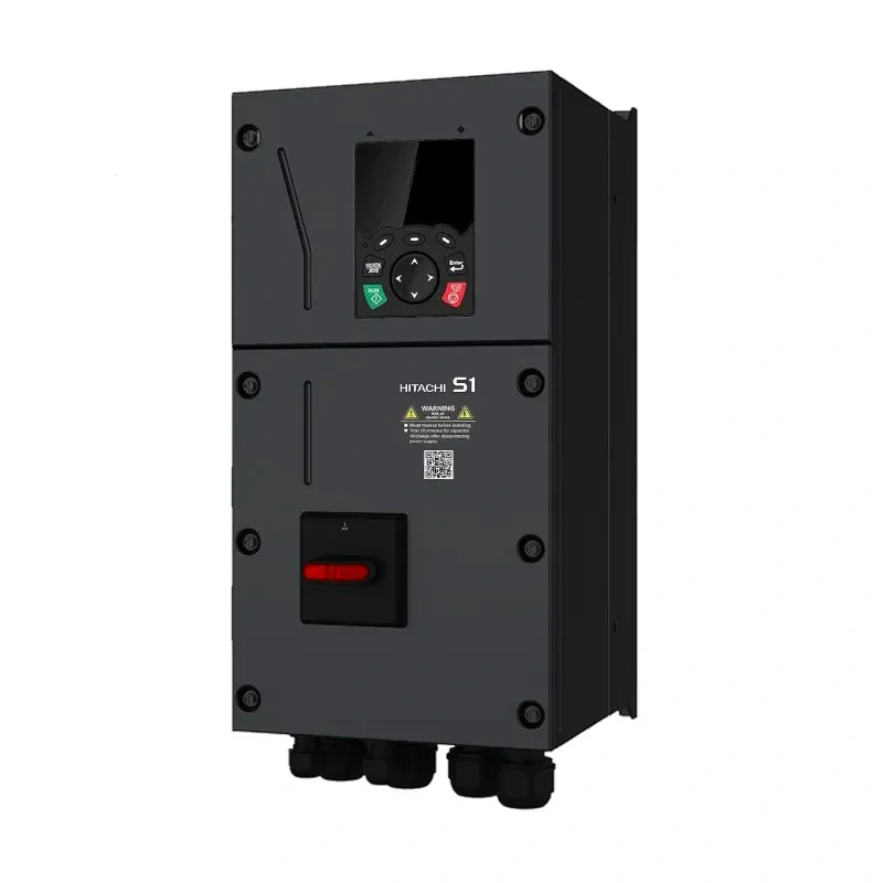 HITACHI, měnič frekvence 4.0 kW, typ S1-00125HFEF-55M, IP55, napájení 3 fáze