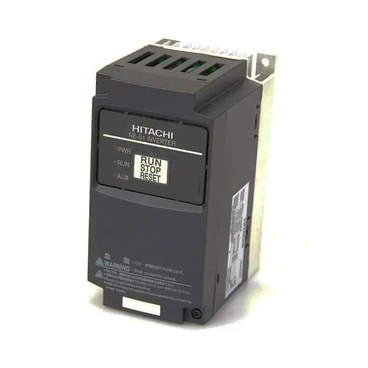 HITACHI, měnič frekvence 0.4 kW, typ NES1-004SBE, IP20, napájení 1 fáze