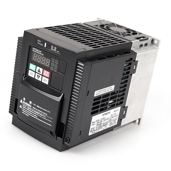 HITACHI, měnič frekvence 2.2kW, typ WJ200-022SFE, napájení 1 fáze, IP20