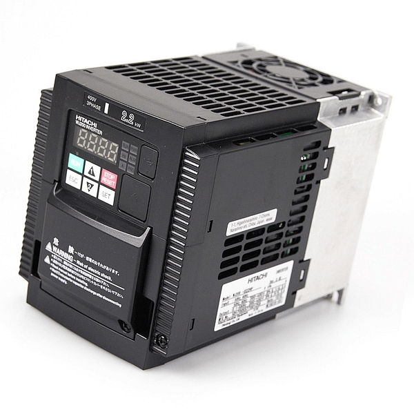 HITACHI, měnič frekvence 2.2kW, typ WJ200-022HFE, napájení 3 fáze, IP20