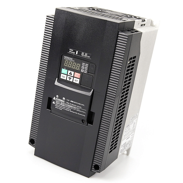 HITACHI, měnič frekvence 5.5kW, typ WJ200-055HFE, napájení 3 fáze, IP20