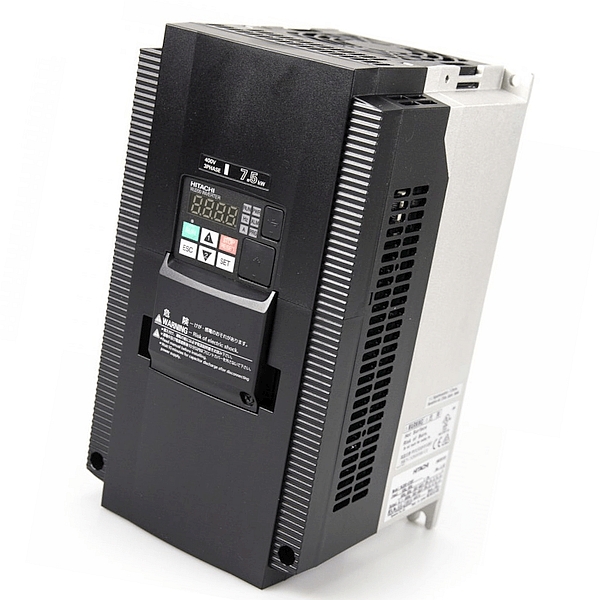 HITACHI, měnič frekvence 7.5kW, typ WJ200-075HFE, napájení 3 fáze, IP20
