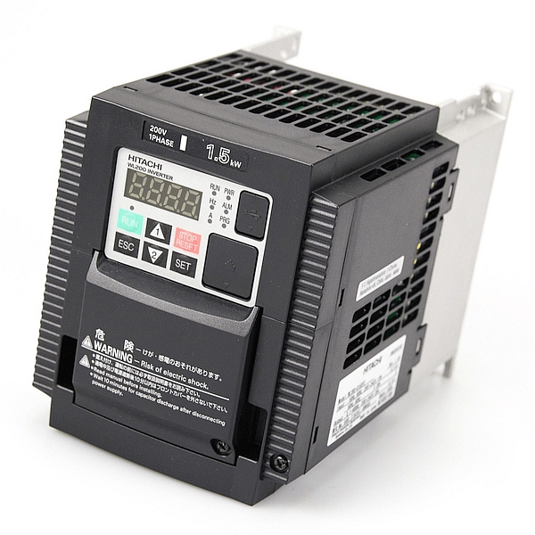 HITACHI, měnič frekvence 1.5kW, typ WL200-015SFE, napájení 1 fáze, IP20