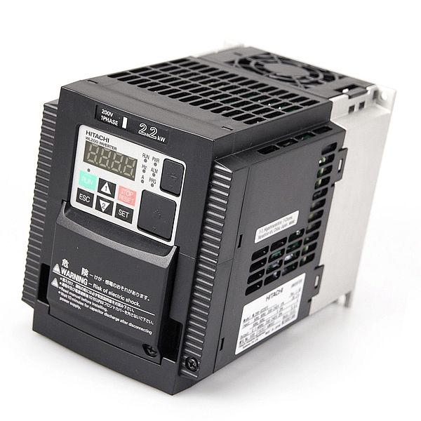 HITACHI, měnič frekvence 2.2kW, typ WL200-022SFE, napájení 1 fáze, IP20