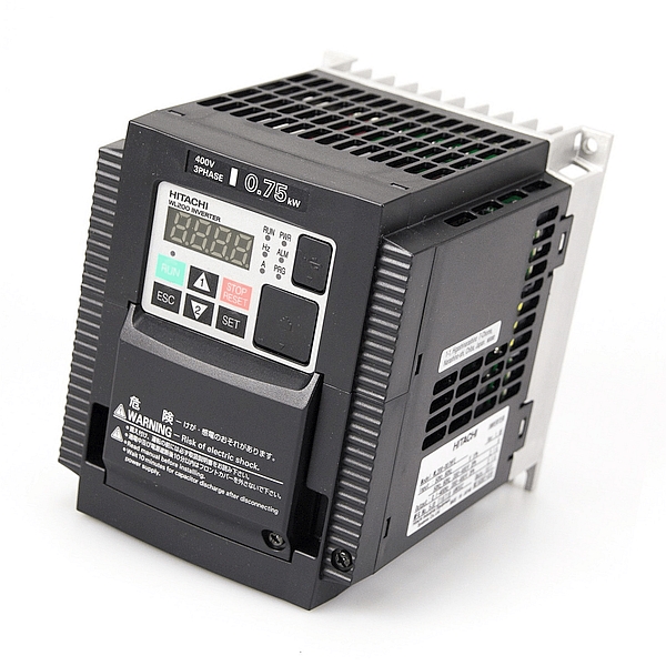 HITACHI, měnič frekvence 0.75kW, typ WL200-007HFE, napájení 3 fáze, IP20