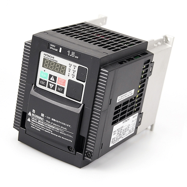HITACHI, měnič frekvence 1.5kW, typ WL200-015HFE, napájení 3 fáze, IP20