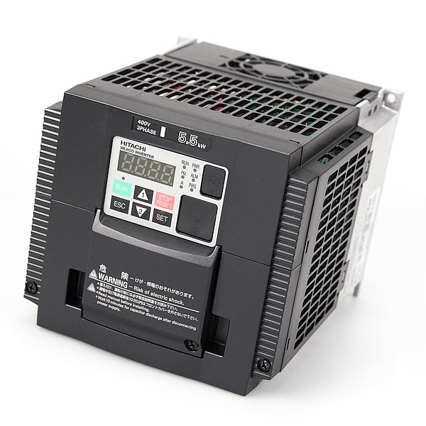 HITACHI, měnič frekvence 5.5kW, typ WL200-055HFE, napájení 3 fáze, IP20