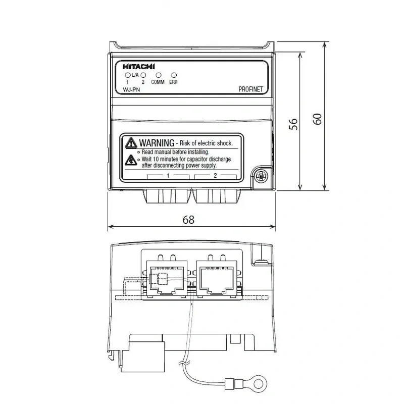 WJ-PN, komunikační modul PROFINET pro WJ200, WL200 a C1