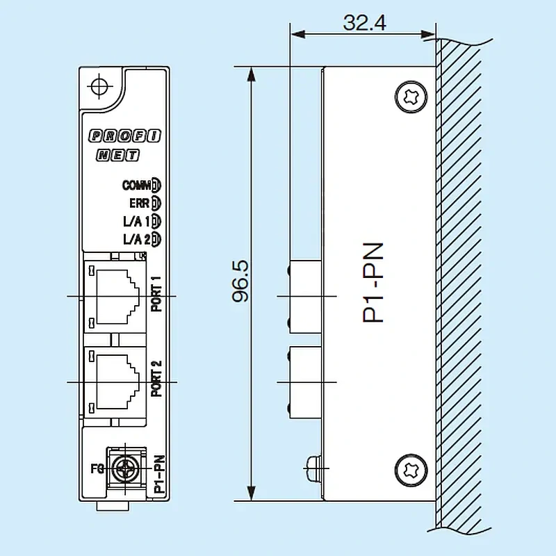 P1-PN, komunikační modul PROFINET pro měniče řady P1