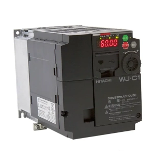 HITACHI, měnič frekvence 0.4kW, typ C1-004HFE, napájení 3 fáze, IP20
